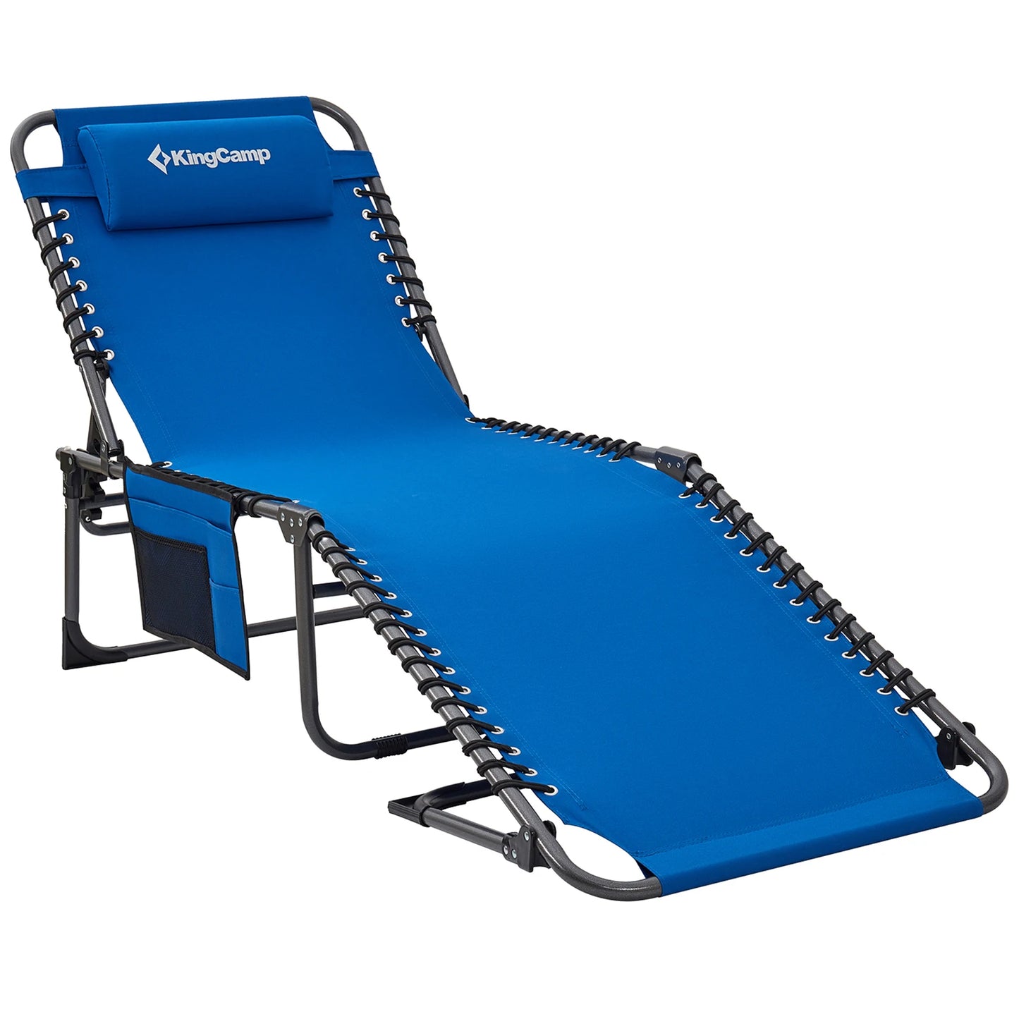 KingCamp Rollaway Bed Folding Lounger for Camping Fishing and Outdoor Relaxation