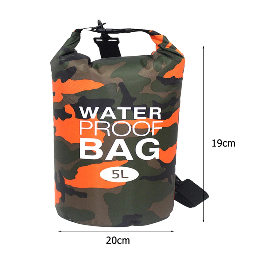 15L Waterproof Dry Bag Outdoor Floating Backpack for Trekking and Beach Use