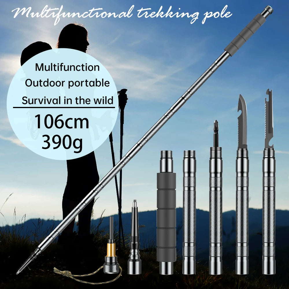 Outdoor Collapsible Trekking Pole for Hiking Camping and Trail Running