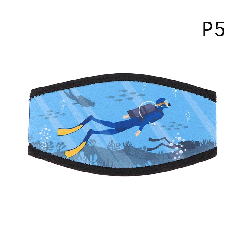 Diving Mask Strap Cover Comfort Padded Hair Wrap for Snorkeling Gear