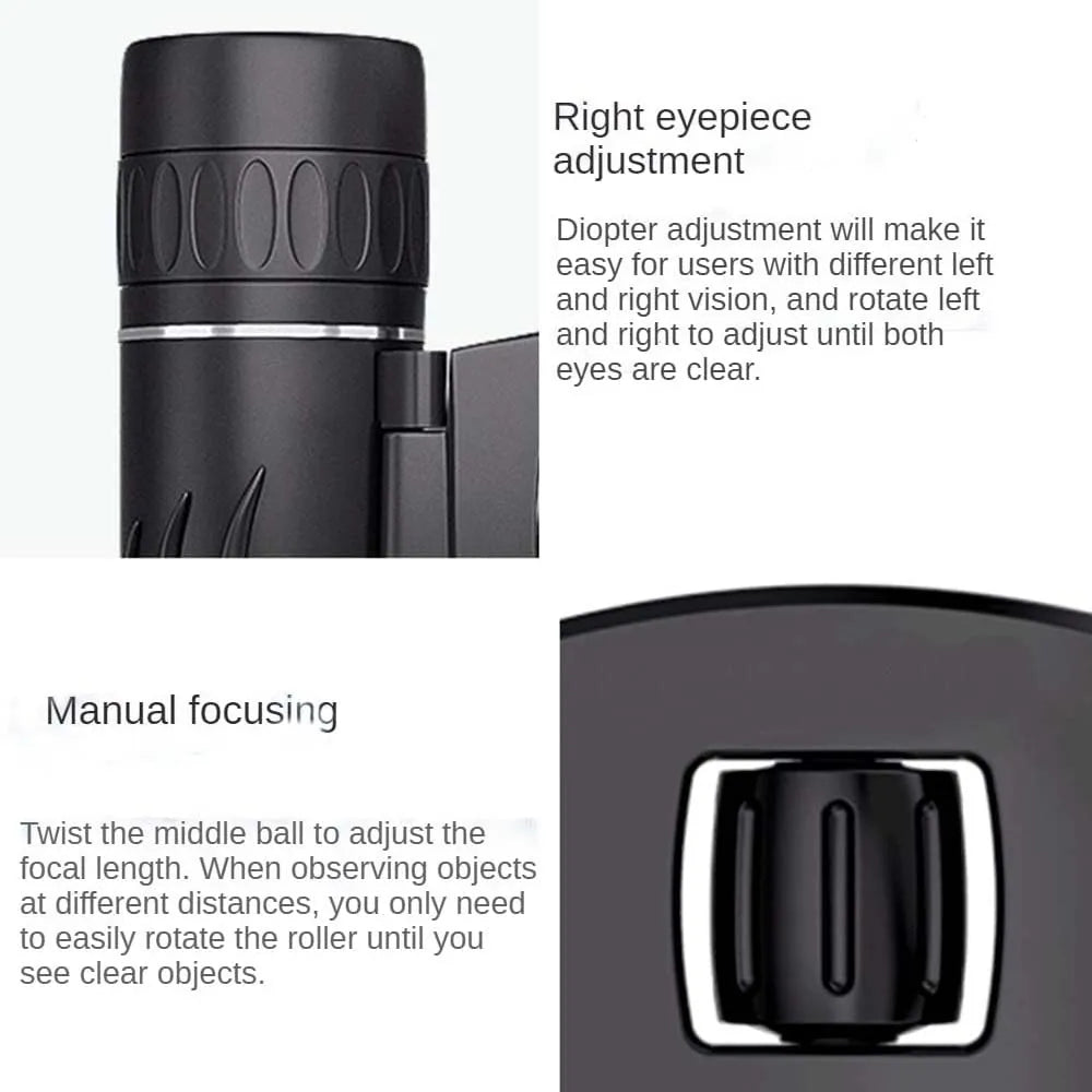 40x22 BAK4 HD Telescope Powerful Binoculars for Camping and Outdoor Adventures