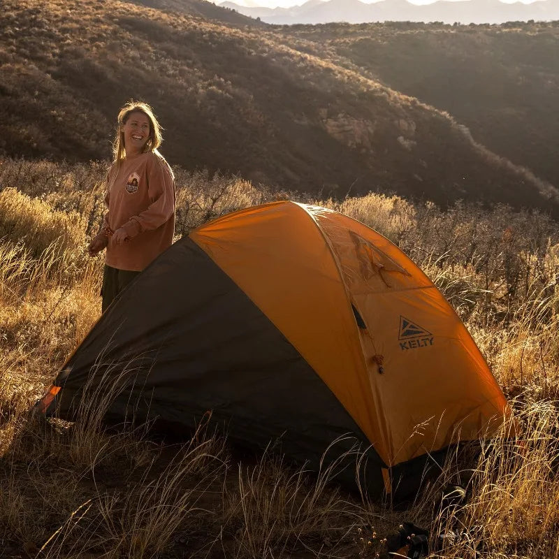 Kelty Grand Mesa 2 Person Backpacking Tent for Thru Hiking and Camping