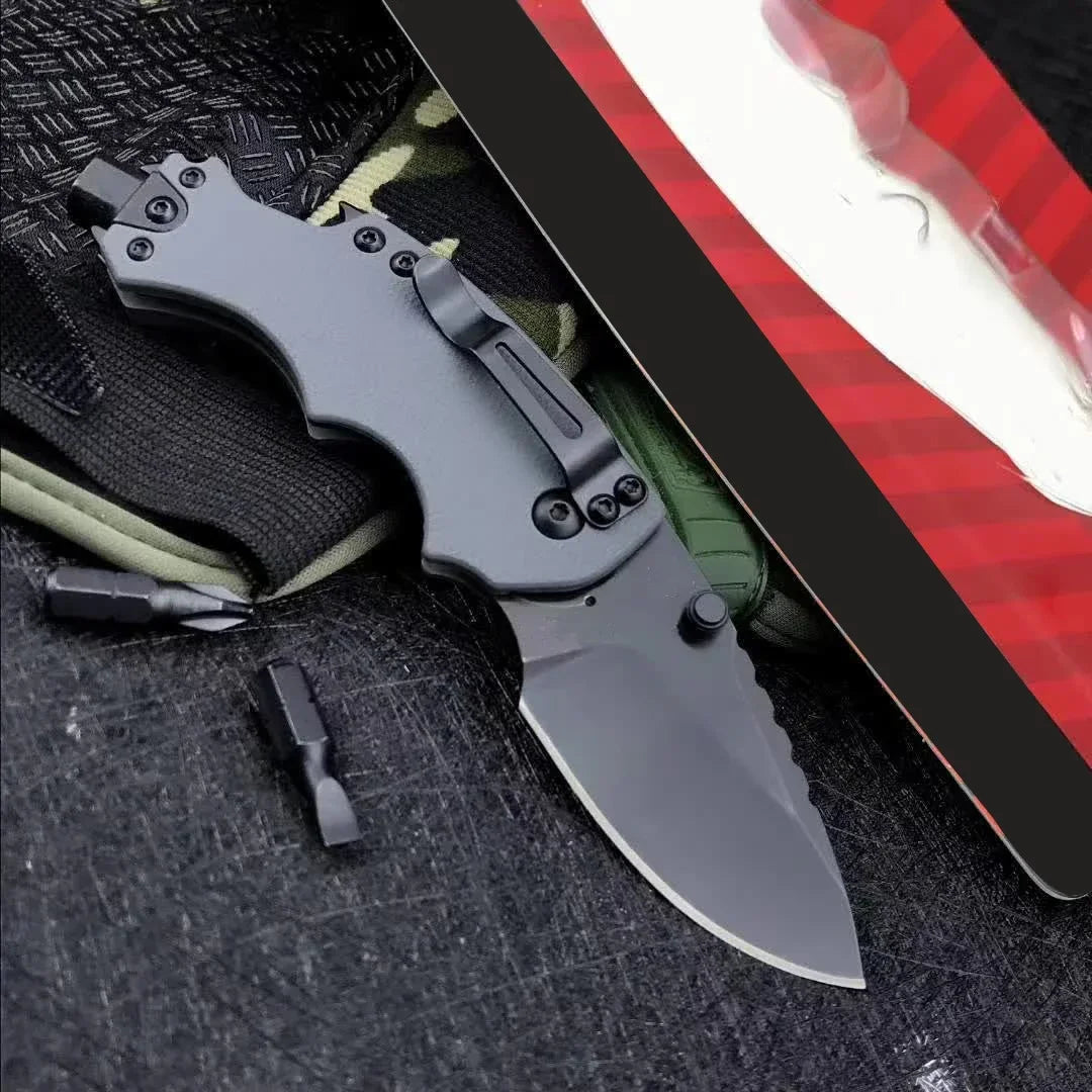 KS 8720 Folding Pocket Knife with 8Cr13Mov Blade for Camping and Outdoor Use