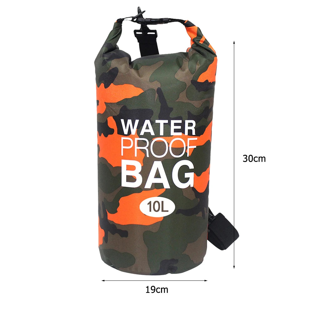 15L Waterproof Dry Bag Outdoor Floating Backpack for Trekking and Beach Use