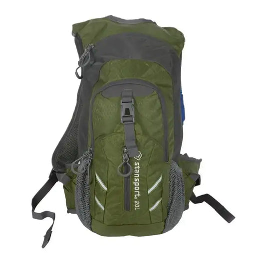 Stansport 20 Liter Hydration Backpack with Adjustable Straps in Olive Green