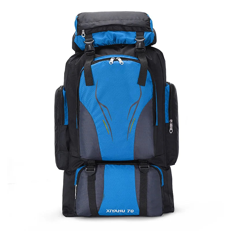 High Capacity Waterproof Hiking Backpack for Men and Women 70L Outdoor Travel Bag