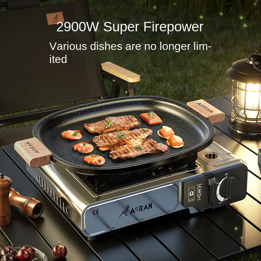 High Power Portable Card Stove 2900W Outdoor Gas Stove for Camping and Picnics