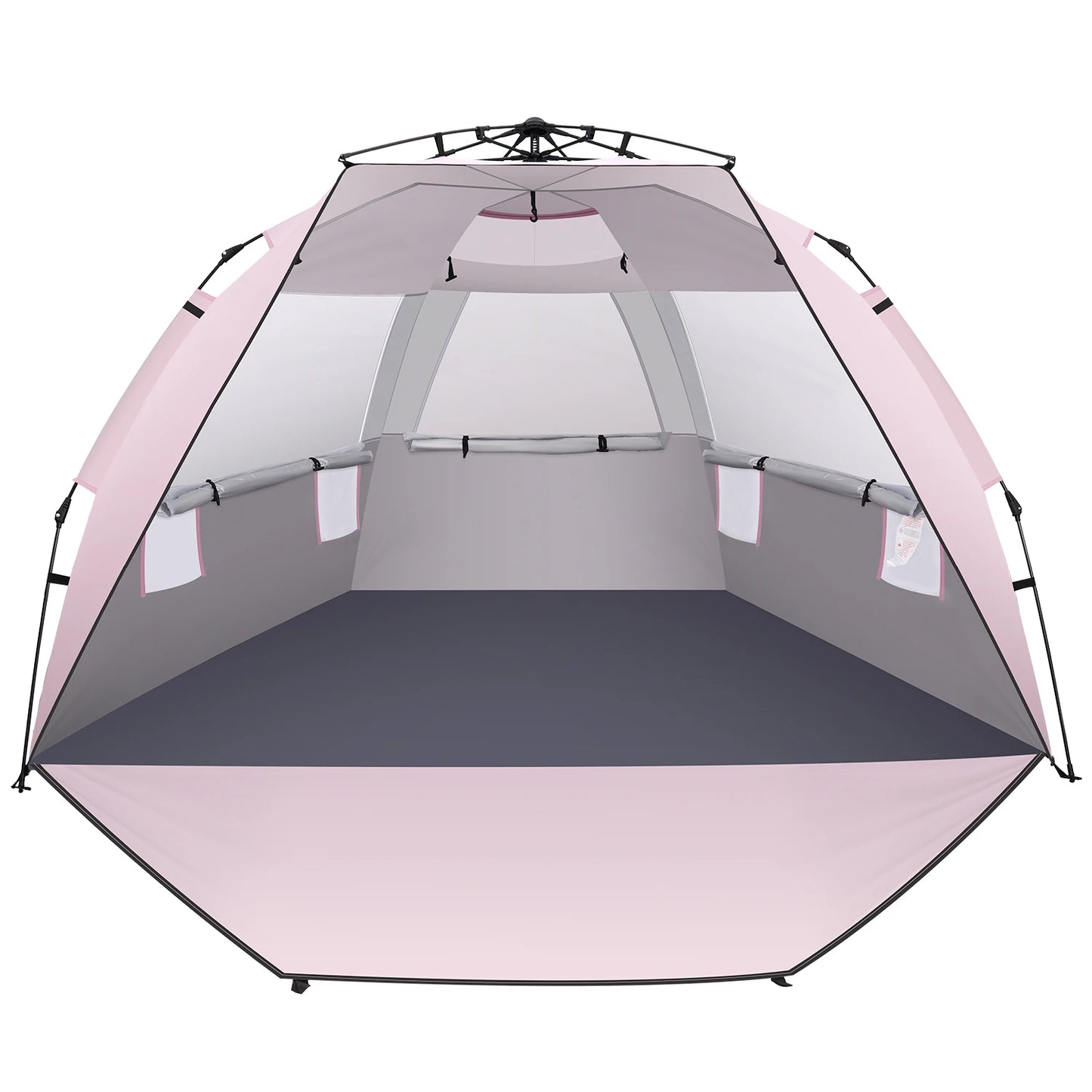 Beach Tent Sun Shelter Pop Up Canopy for 4 to 6 People Easy Setup Portable Shade