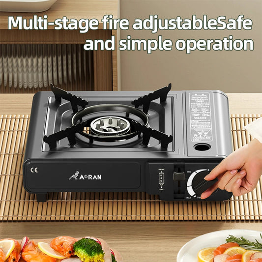 Portable Card Stove for Camping and Outdoor Use with Ignition Device