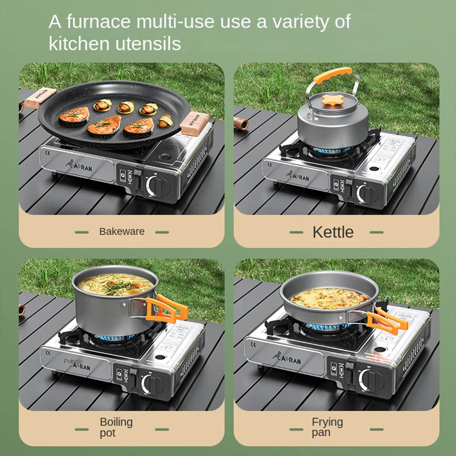 High Power Portable Card Stove 2900W Outdoor Gas Stove for Camping and Picnics