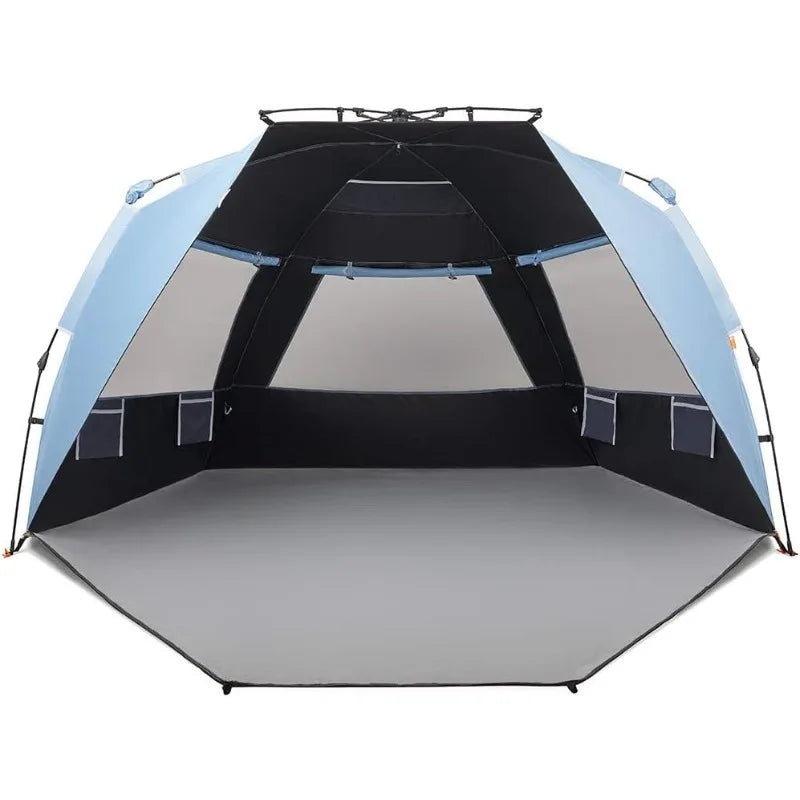 Easthills Outdoors Instant Shader Dark Shelter XL Beach Tent for 4-6 People