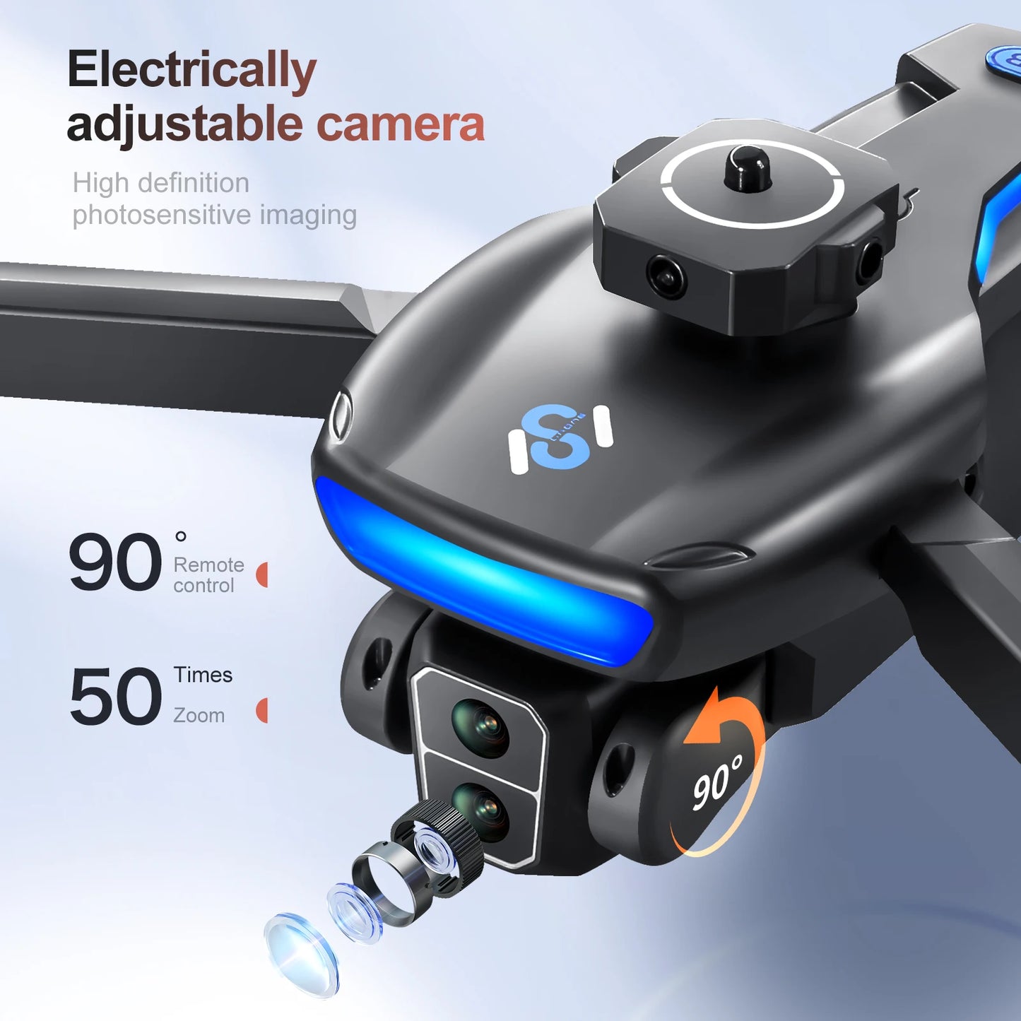 4K GPS Drone with 40 Minute Flight Time Dual Batteries and 5G Transmission