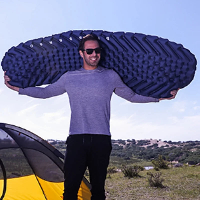 FUNDANFO Ultra-Light Waterproof Inflatable Sleeping Pad for Backpack Camping