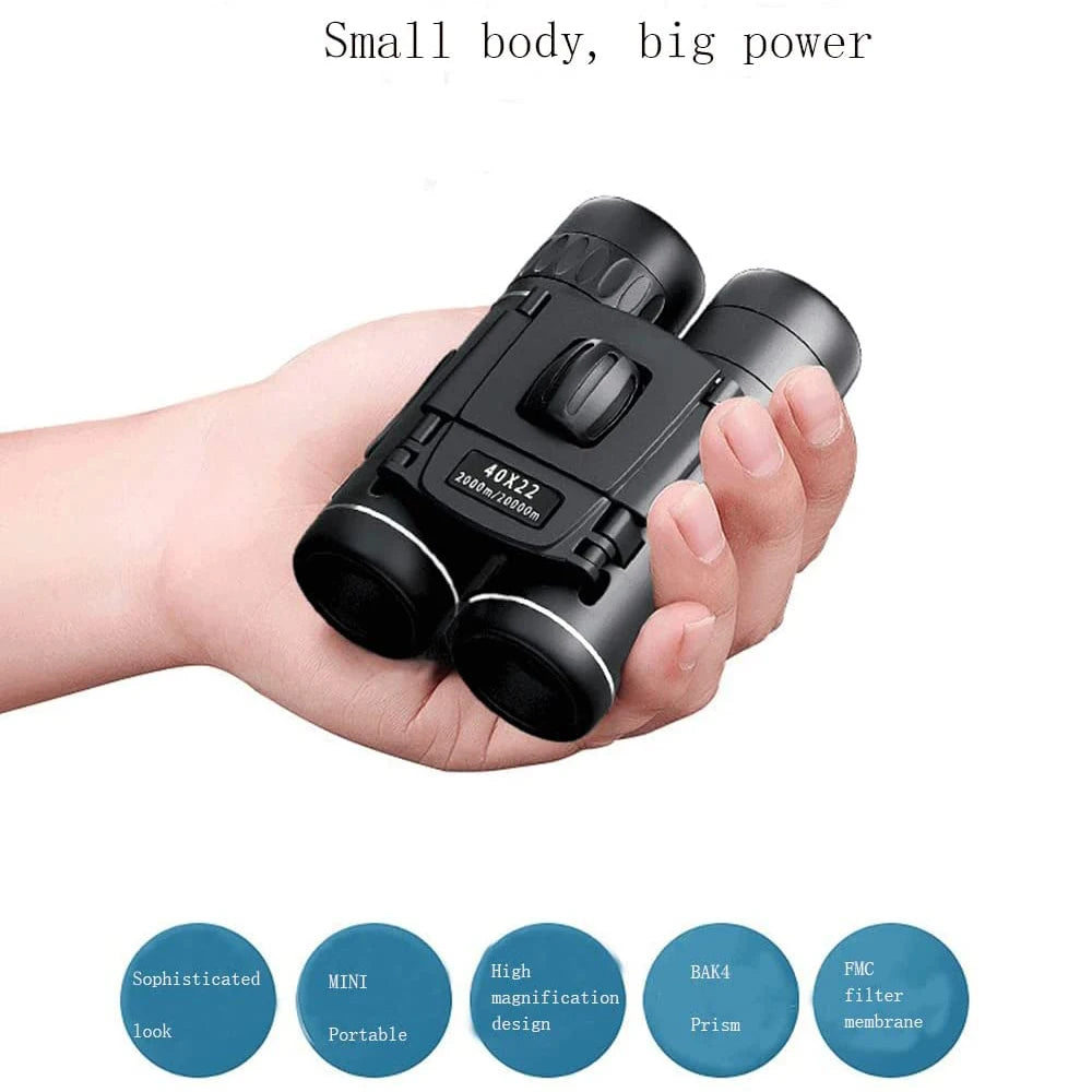 40x22 BAK4 HD Telescope Powerful Binoculars for Camping and Outdoor Adventures
