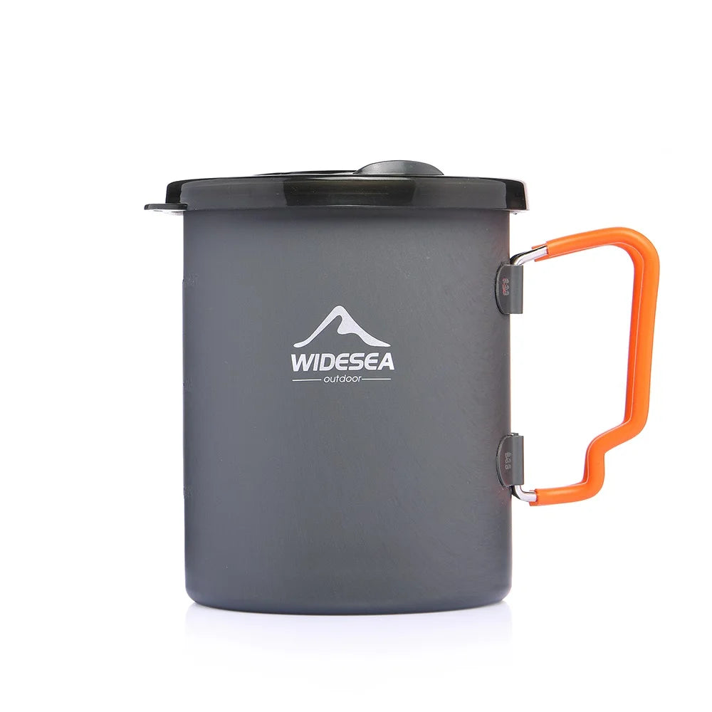 Widesea Camping Coffee Pot with French Press for Hiking and Trekking Adventures