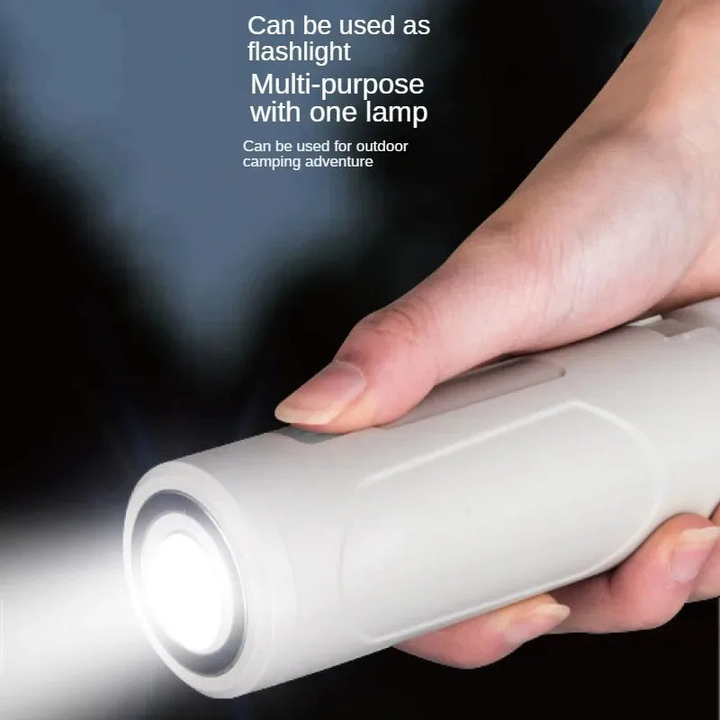 Portable Waterproof Camping Light with Magnetic Suction and Rechargeable Battery