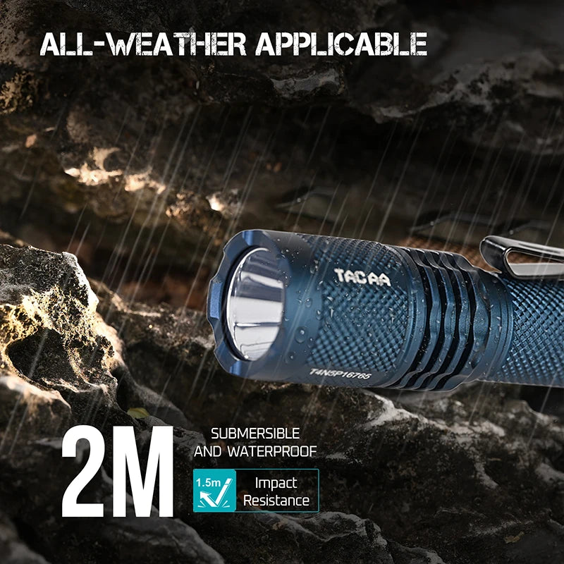 ACEBEAM TAC AA2.0 Super Bright EDC Flashlight 900 Lumens 360 Meters Rechargeable