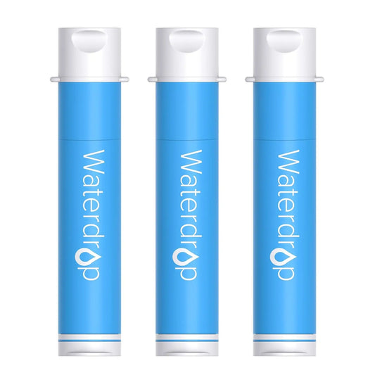 Waterdrop Water Filter Straw 3 Pack Portable Purifier for Camping and Travel