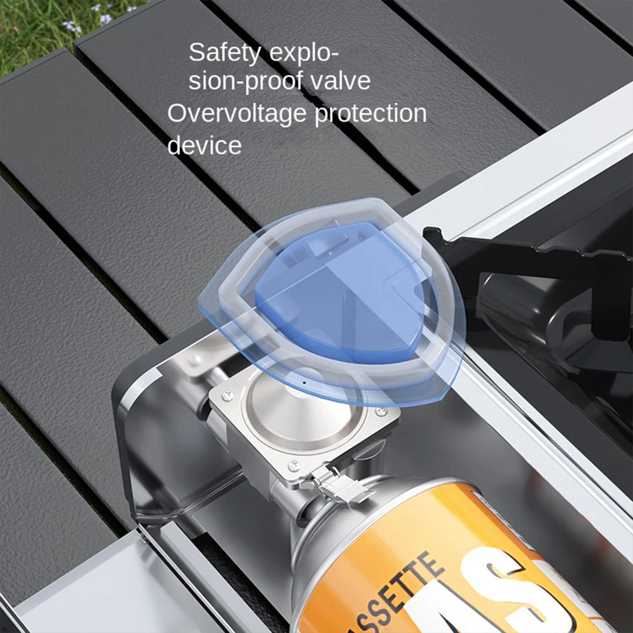 High Power Portable Card Stove 2900W Outdoor Gas Stove for Camping and Picnics