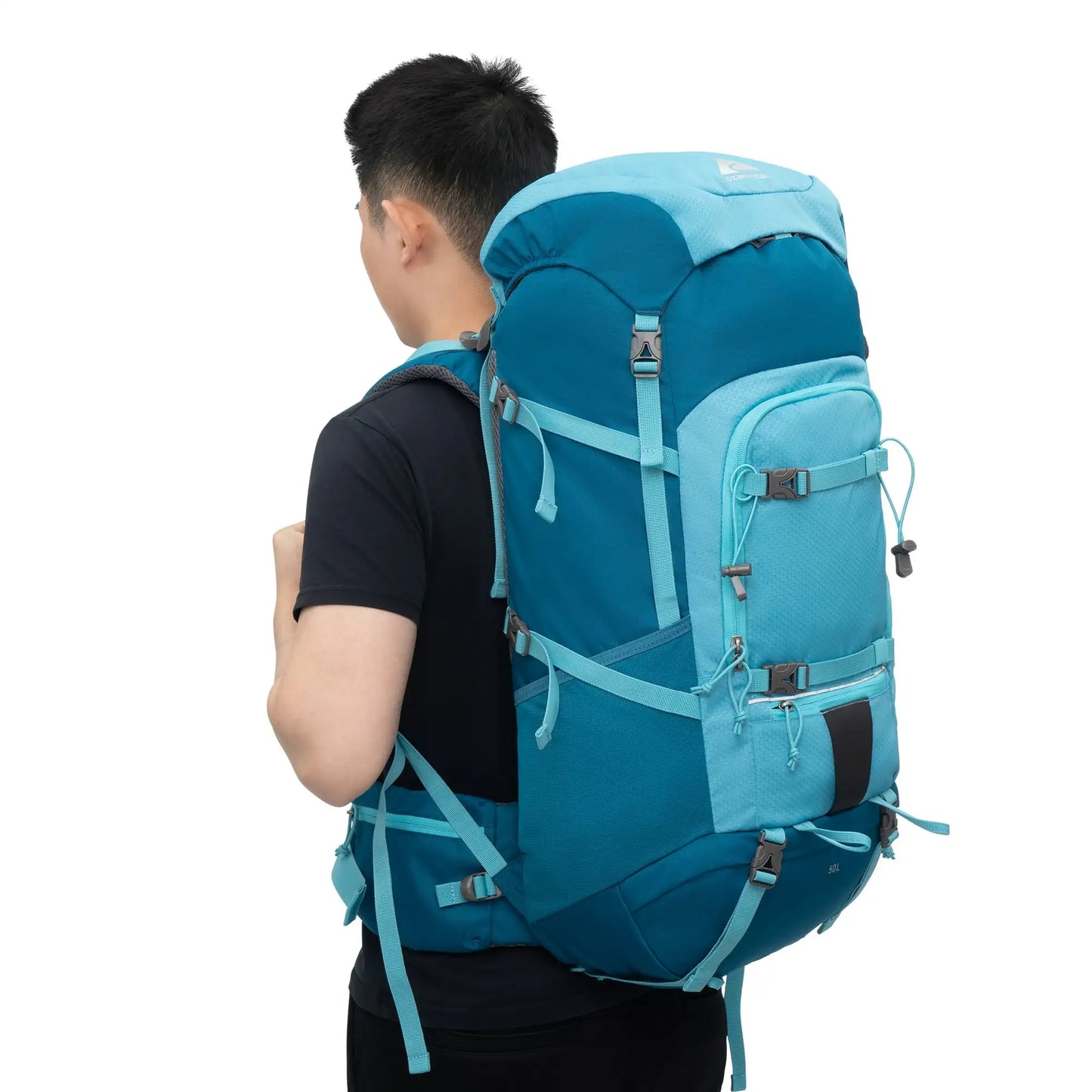 Ozark Trail 50L Hiking Backpack with Durable Fabric and Multiple Pockets