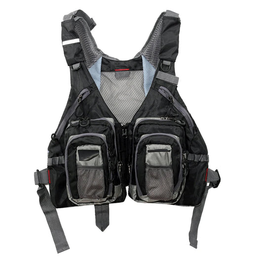 Fishing Vest with 10 Pockets Adjustable Waterproof Jacket for Men and Women