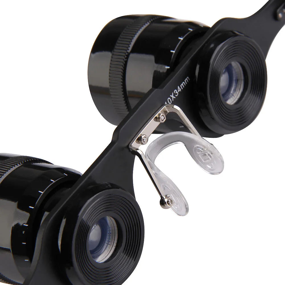 10X Fishing Binoculars Telescope HD Clarity Ultralight Glasses for Sports