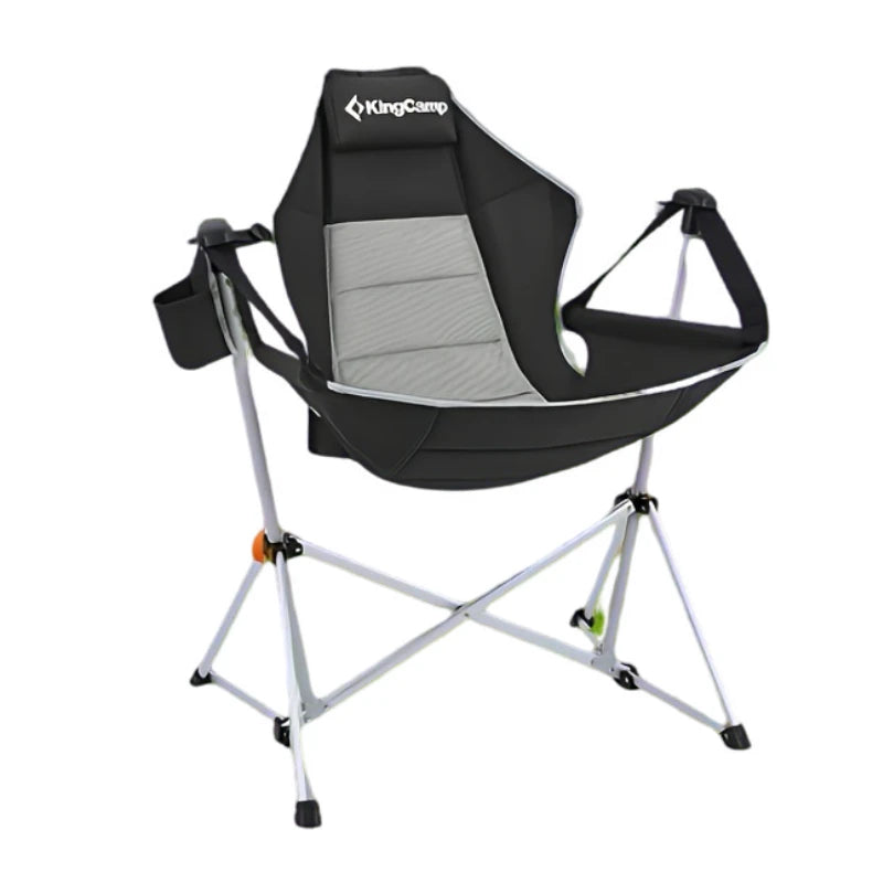 KingCamp Patio Hanging Rocking Chair Stand Ultra Lightweight Recliner Chair
