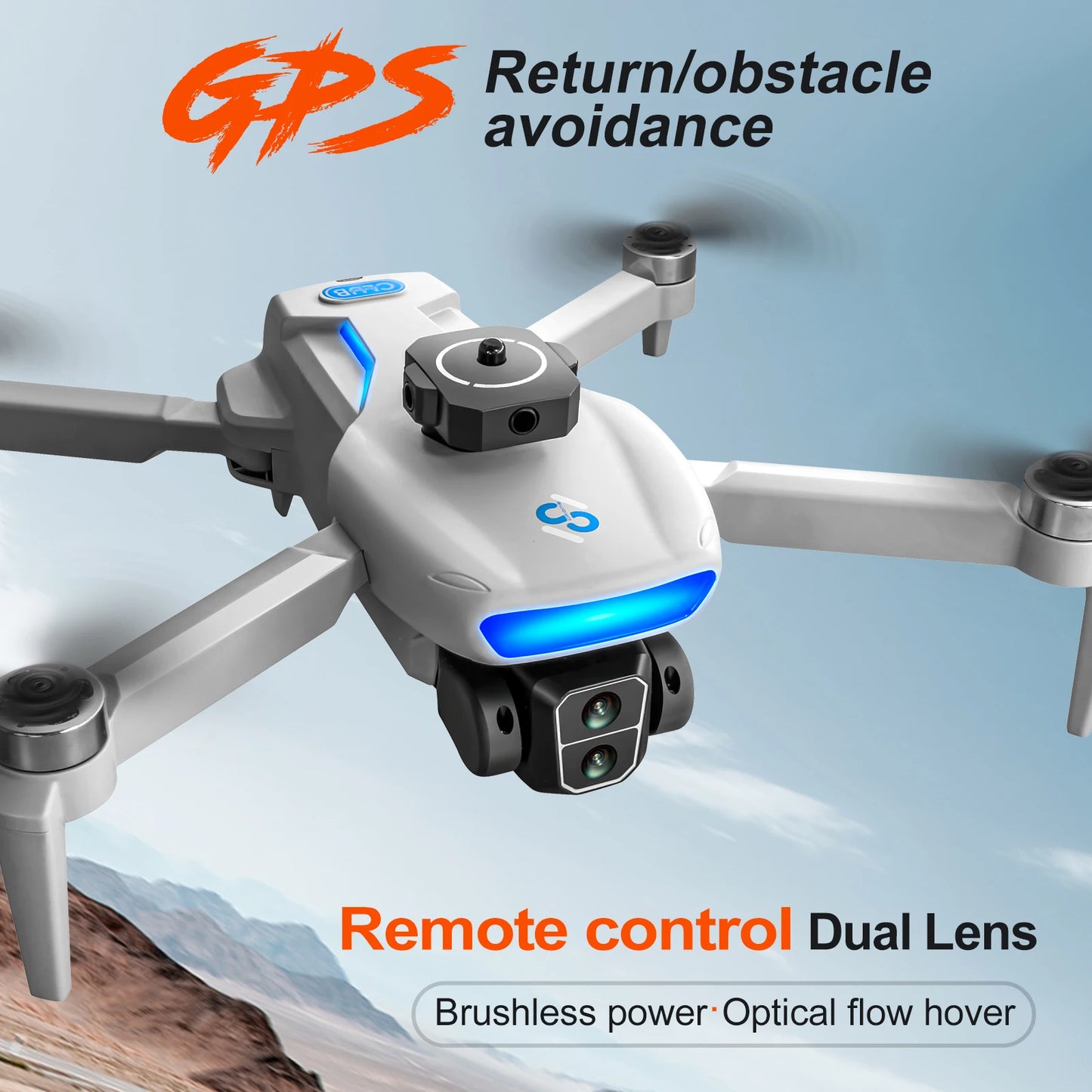 4K GPS Drone with 40 Minute Flight Time Dual Batteries and 5G Transmission