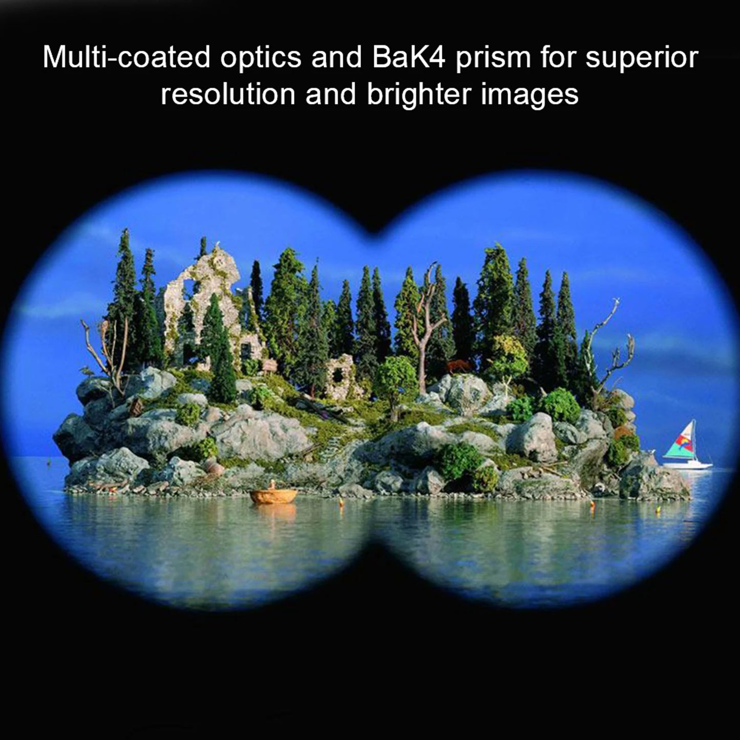 8X High Definition Portable Binoculars for Outdoor Sports and Military Use