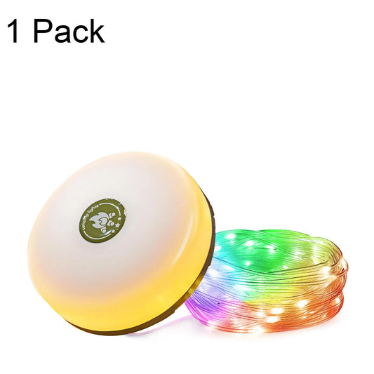 10m Rechargeable Waterproof Outdoor String Lights LED for Garden and Patio Decor