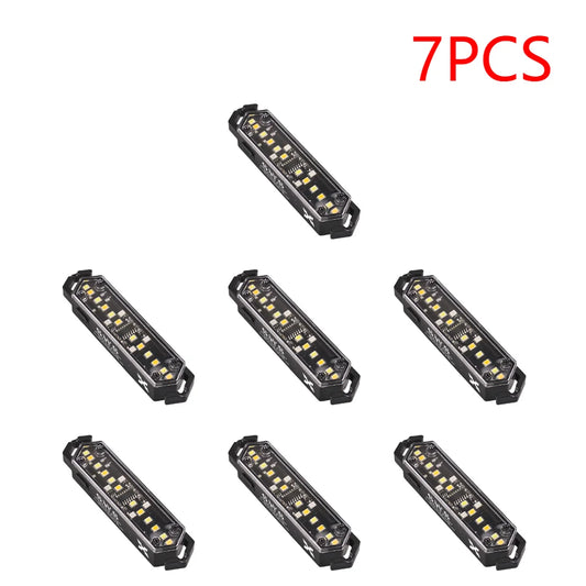 10 PCS Wind Rope Warning Light Type C Charging Tent String Lamp for Camping