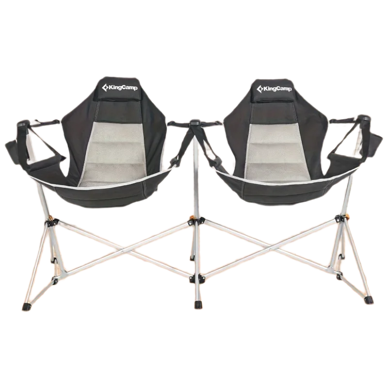 KingCamp Patio Hanging Rocking Chair Stand Ultra Lightweight Recliner Chair