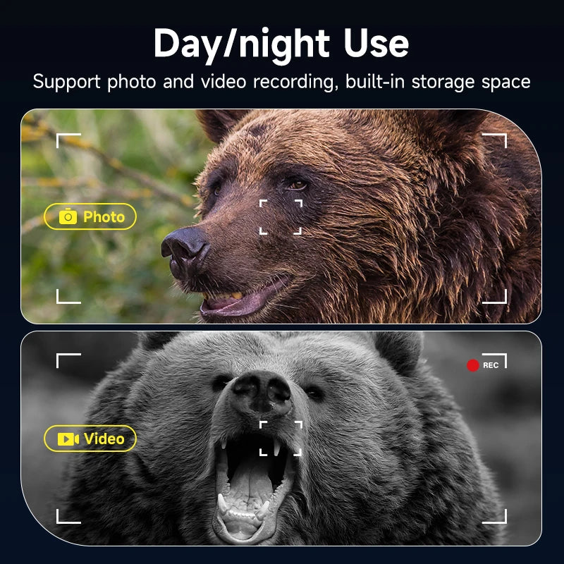 4K Night Vision Binoculars 10X Digital Zoom Infrared Telescope for Hunting and Boating