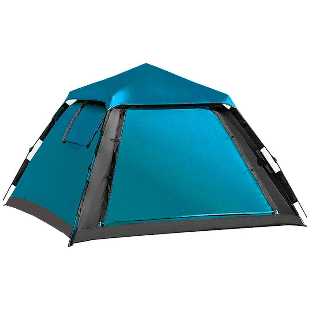 Portable Outdoor Folding Tent for 3-4 People Quick Opening Rain and Sun Proof
