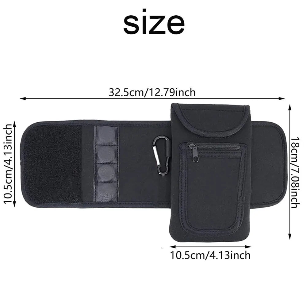 Magnetic Water Bottle Sleeve Pouch Multi Purpose Gym Bag for Office and Travel