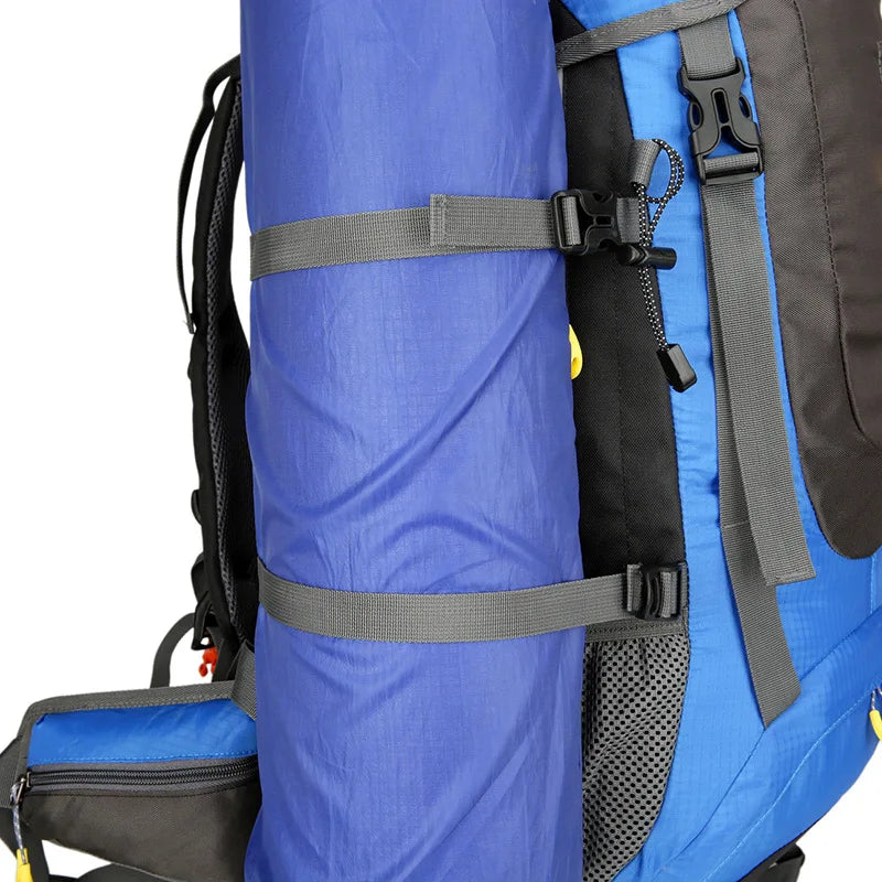 Large Capacity 70L Waterproof Backpack for Men and Women Outdoor Hiking