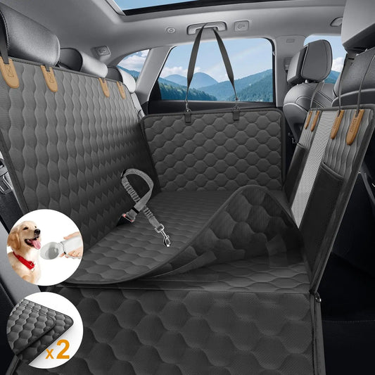 Waterproof Foldable Dog Car Seat Hammock for Pet Travel Safety and Comfort