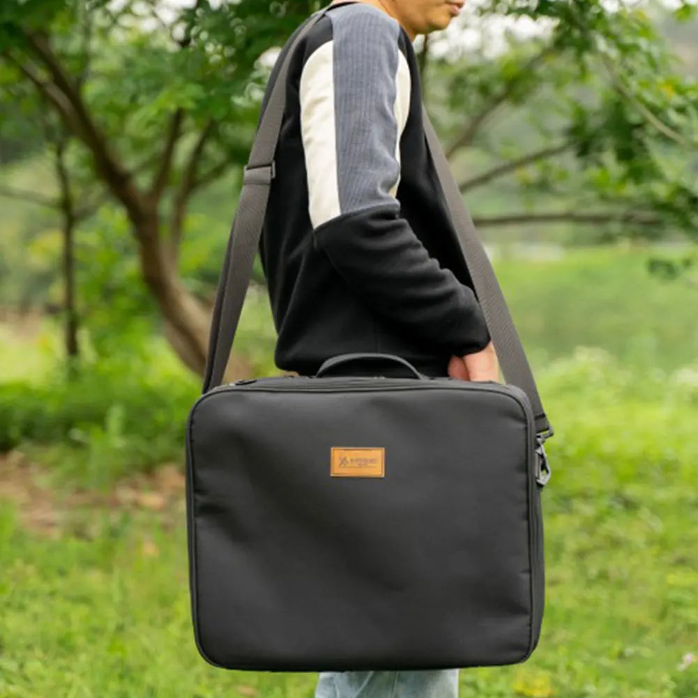 Double Layer Outdoor Camping Gas Tank Storage Bag Large Capacity Tool Bag