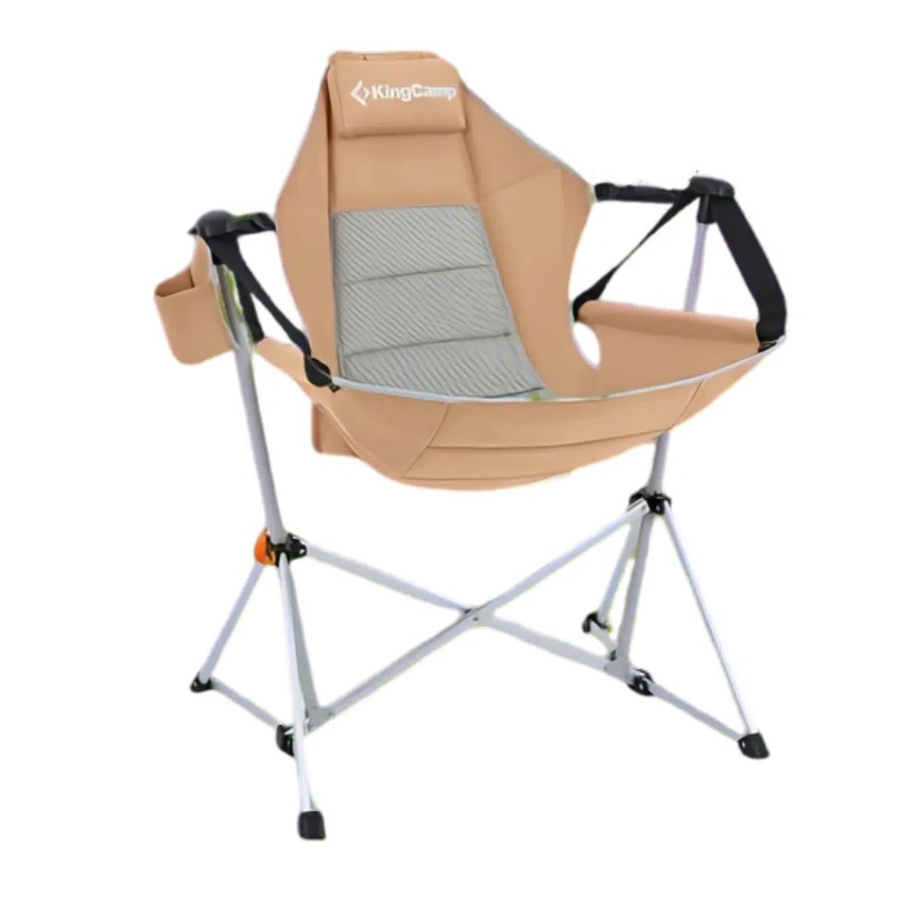 KingCamp Patio Hanging Rocking Chair Stand Ultra Lightweight Recliner Chair