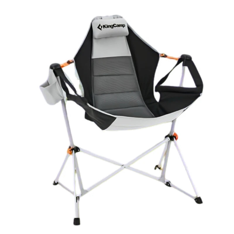 KingCamp Patio Hanging Rocking Chair Stand Ultra Lightweight Recliner Chair