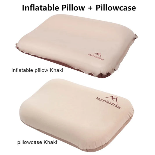 Portable Self Inflating Camping Pillow 3D Ultralight Travel Neck Support