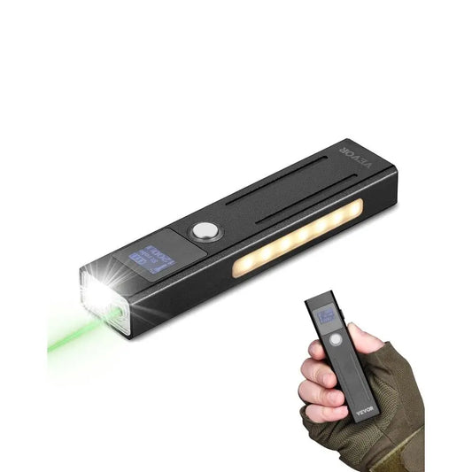 3 in 1 High Lumen Flashlight with Green Beam IPX4 Waterproof Portable Design