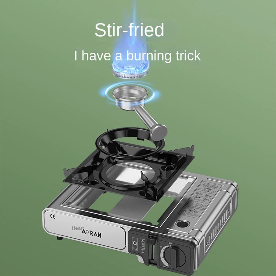 High Power Portable Card Stove 2900W Outdoor Gas Stove for Camping and Picnics