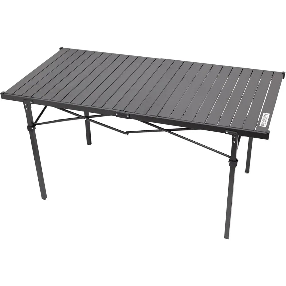 Folding Camping Table with Carry Bag for 4 to 6 People Portable Outdoor Use