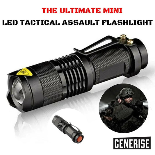 Waterproof Tactical Flashlight Portable Camping Lantern 3-Mode Powerful Torch