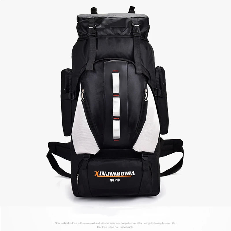 90L Waterproof Travel Backpack Hiking Rucksack for Men and Women