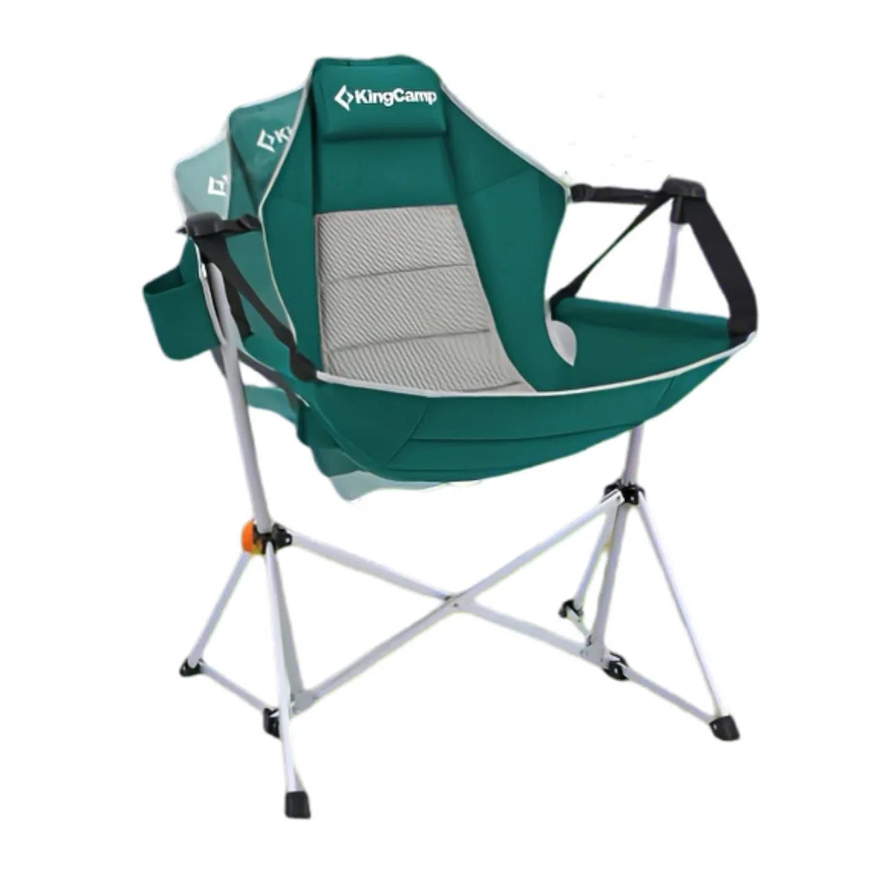 KingCamp Patio Hanging Rocking Chair Stand Ultra Lightweight Recliner Chair